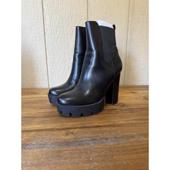 Ollio Women’s Boots‎ Chunky Heel Size 7.5 - Picture 1 of 10